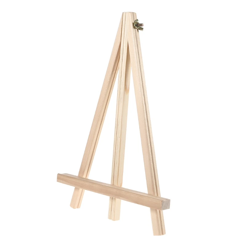 

Small Wooden Easel A-shaped Photo Frame Stand Tabletop Canvas Holder Stand Artworks Photos Paintings Crafts Available