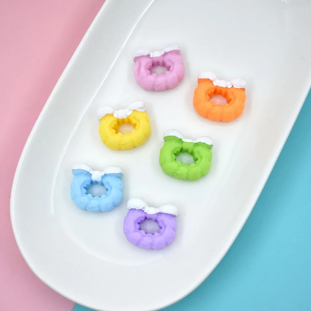 

Diy Resin Macaroon Hairband With Bows Flatback Charm Mini Figurine Crafts Accessories Materials Planar Embellishments Miniatures