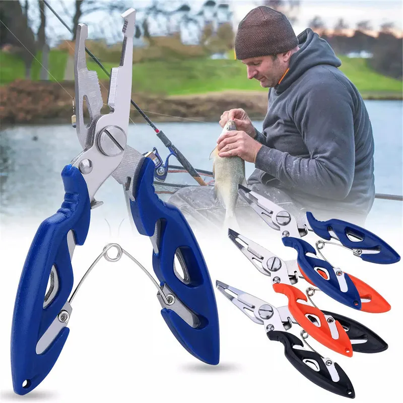 

Fishing Plier Scissor Braid Line Lure Cutter Hook Remover Tackle Tool Cutting Fish Use Tongs Scissors Fishing Pliers