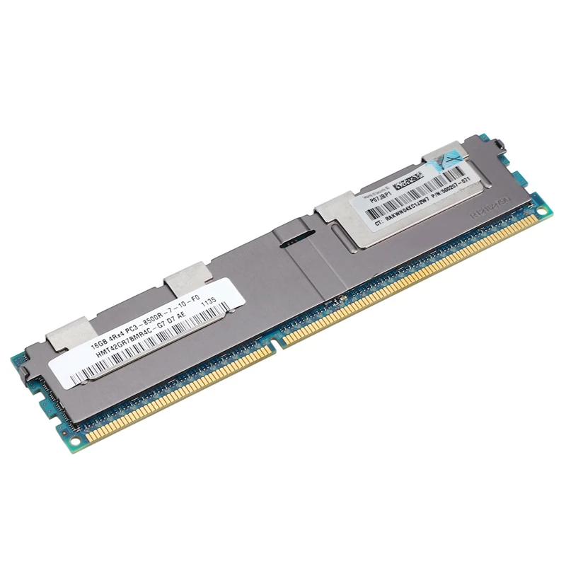 4x16GB PC3-8500R DDR3 1066Mhz CL7 240Pin память ECC REG RAM 1,5 V 4RX4 RDIMM RAM для серверной рабочей станции