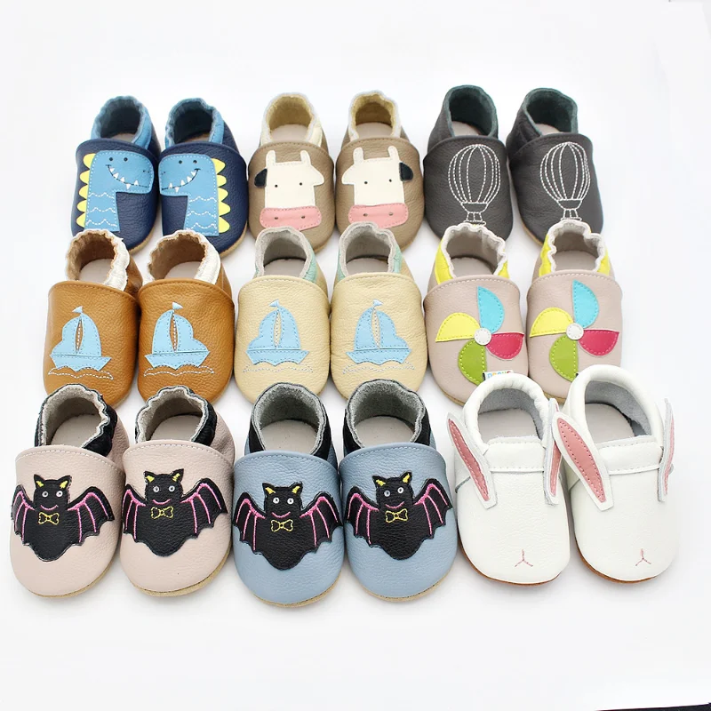 Indoor Cowhide Baby Shoes Baby Shoes Walking Shoes New Cow Rib Sole