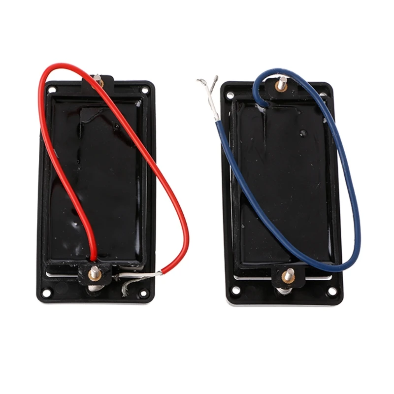 Гитарный звукосниматель Humbucker Neck Bridge с рамкой для Black 6String