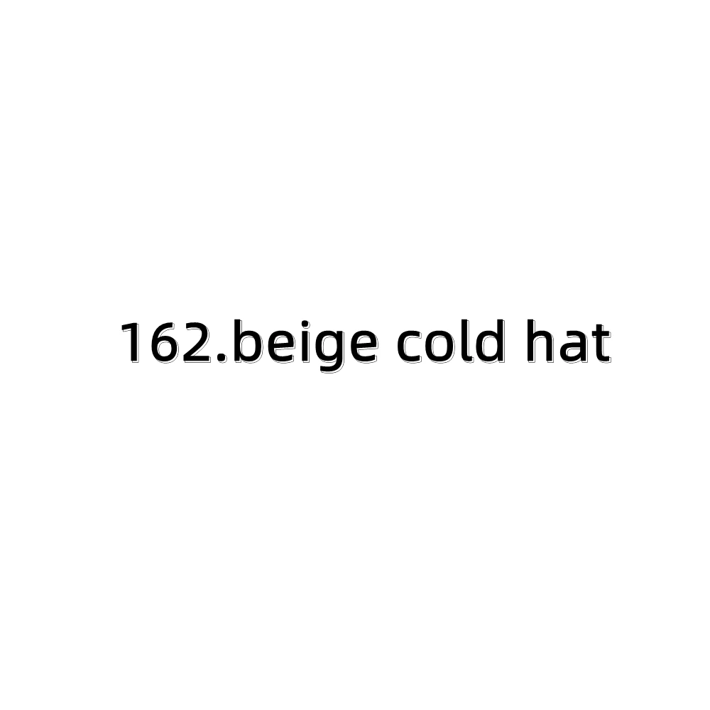 

162.beige cold hat