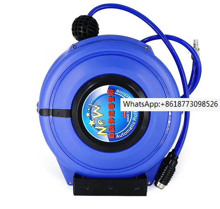 Automatic Compressed Air Hose Reel Retractable Telescopic Pu 8*5 10 12 10m 15m 20m 25m