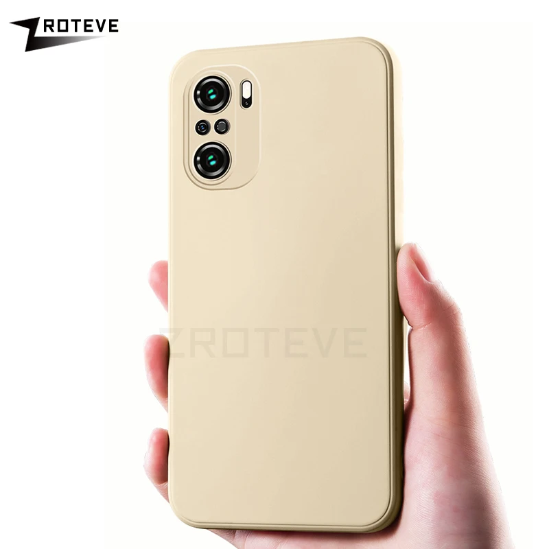 ZROTEVE Square Liquid Silicone Soft Cover For Xiaomi Poco F3 X3 NFC F4 GT M5 M5s C40 Xiomi Pocophone F2 M4 X4 Pro 5G Phone Case