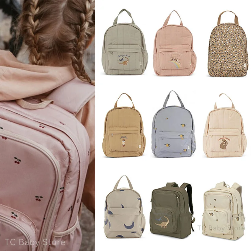 KS Baby Backpack Parent-child 2022 Kids Schoolbag Kindergarten Bags Outdoor Travel Mom Cherry Lemon Toddler Boys Girls Backpack