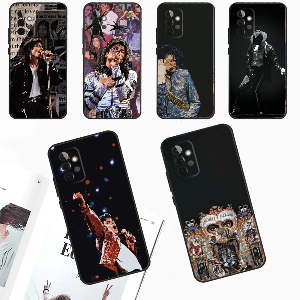 Classic Dance M-Michael J-Jackson Phone Case For Samsung Galaxy A13 A21s A22 A31 A32 A52 A53 A71 A80 A91 Soft Black Cover