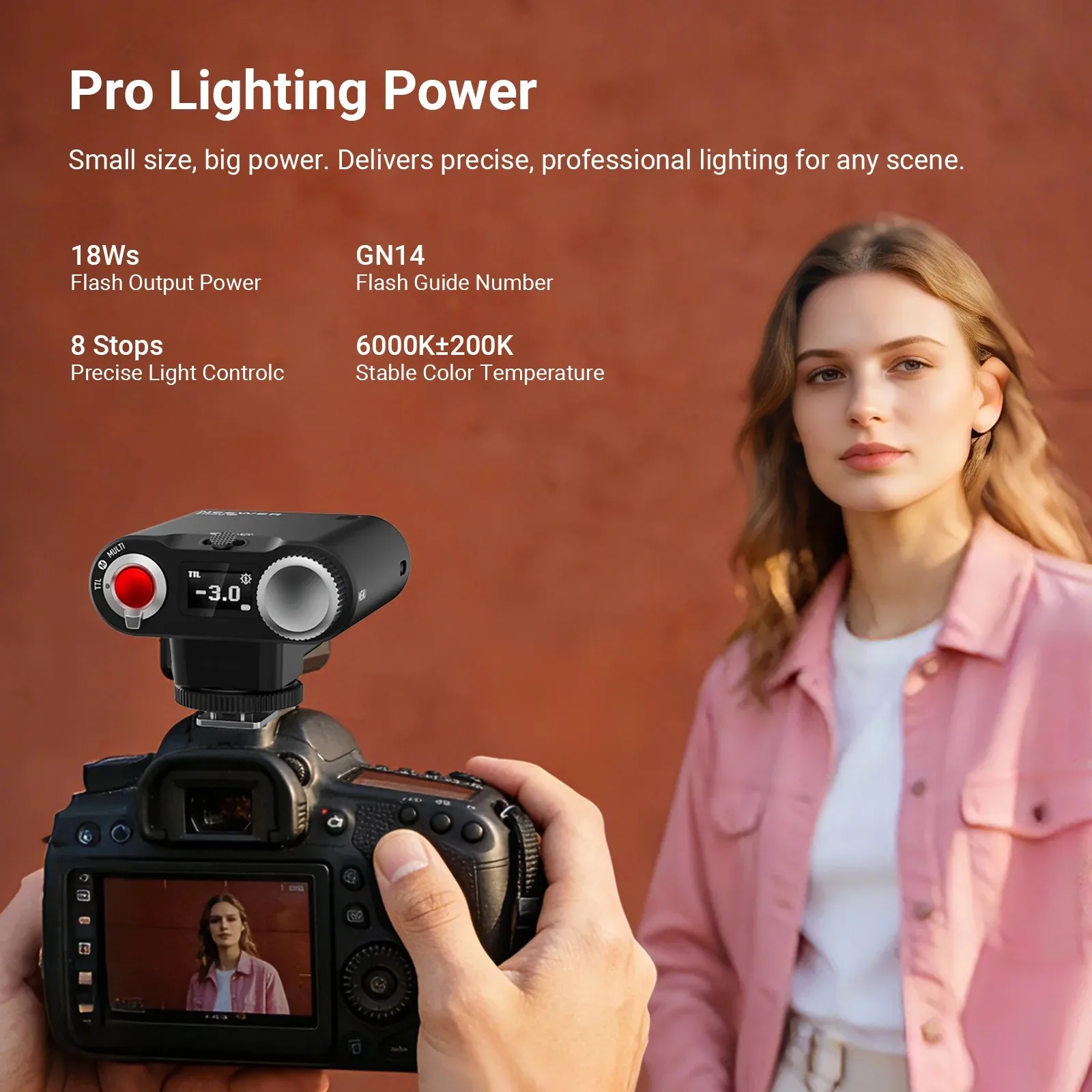 Фото Портативная вспышка для камеры NEEWER Z160U TTL Mini Speedlite №3
