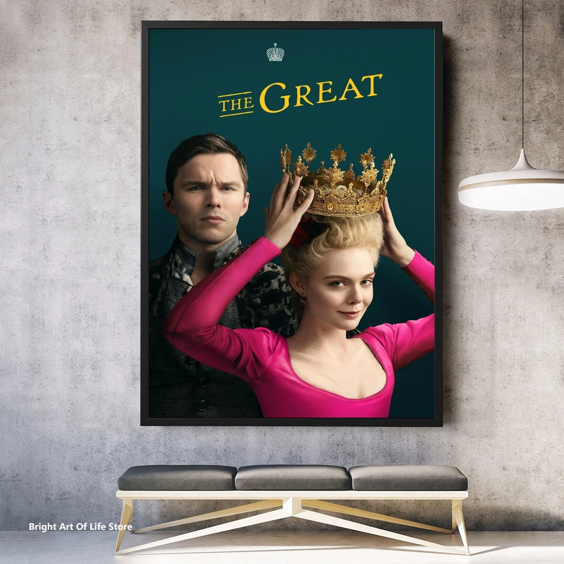 

Постер из сериала «Великая телесерия», плакат на холсте со звездами и актёрами, фотопечать, настенная живопись, домашний декор (без рамки)