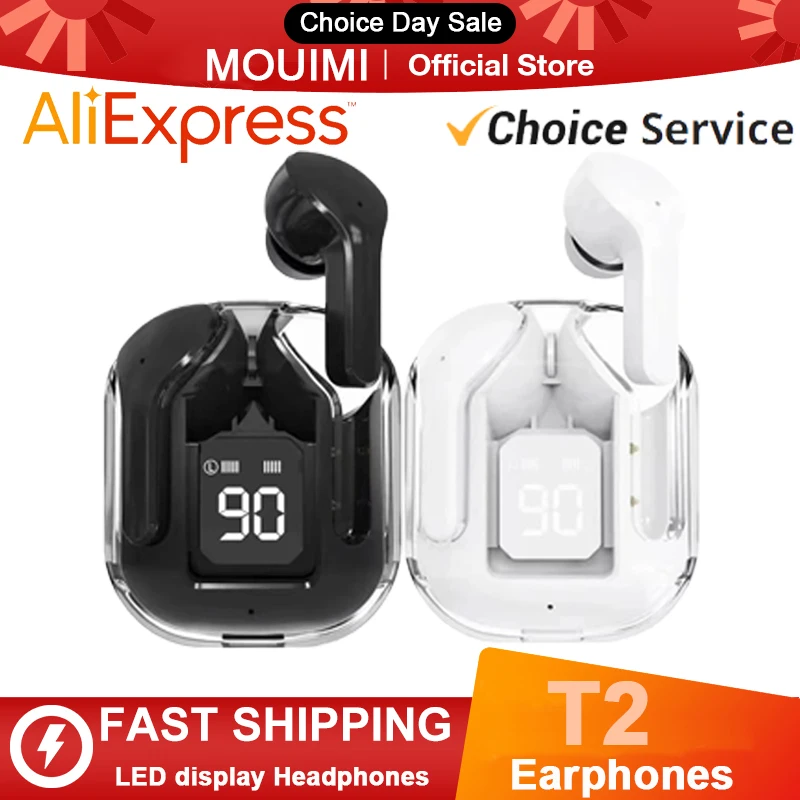 Беспроводные Bluetooth-наушники MOUIMI T2