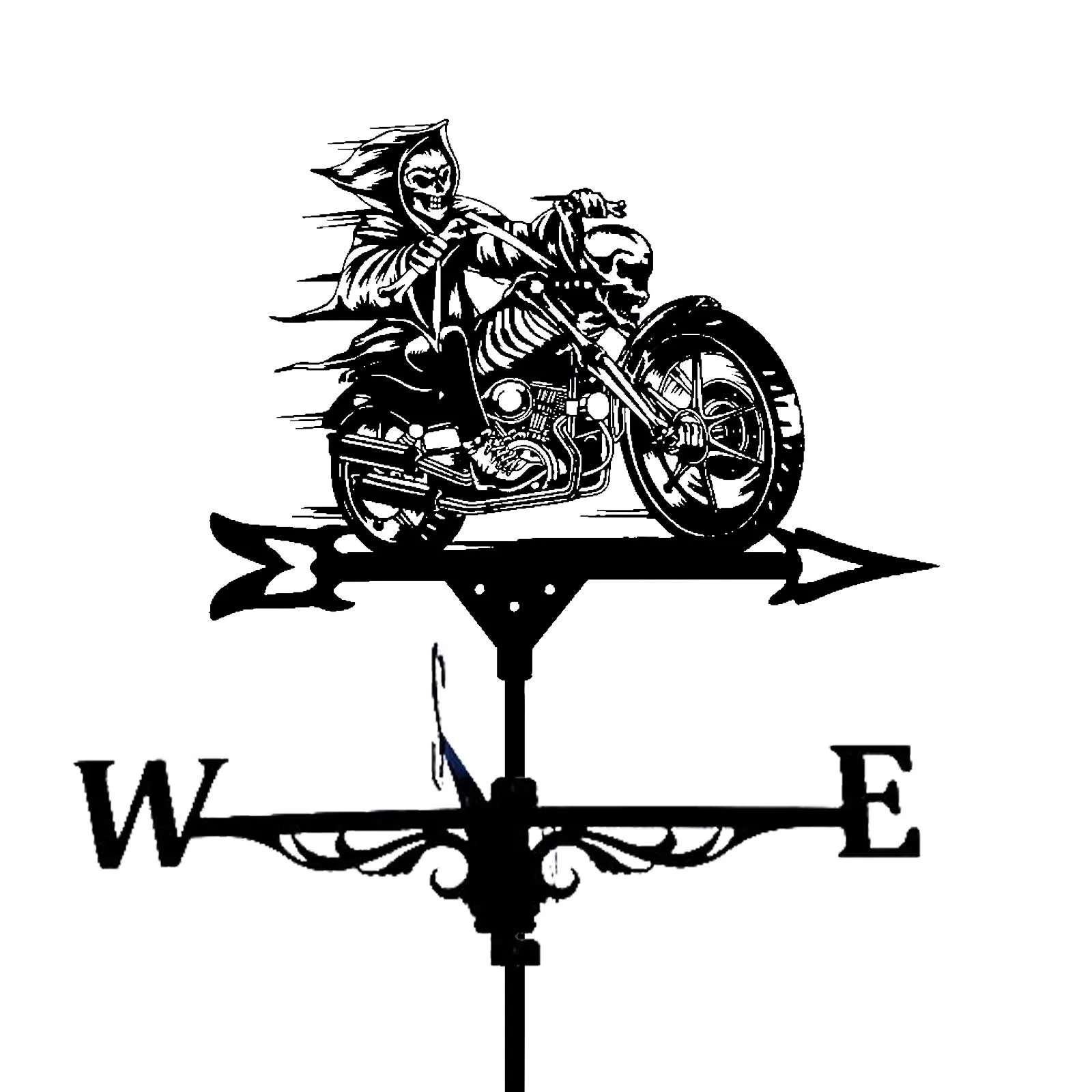 

Weather Vane Stake Lawns Metal Garden Art Decor Iron Outdoor Patio Decoration & Hangs