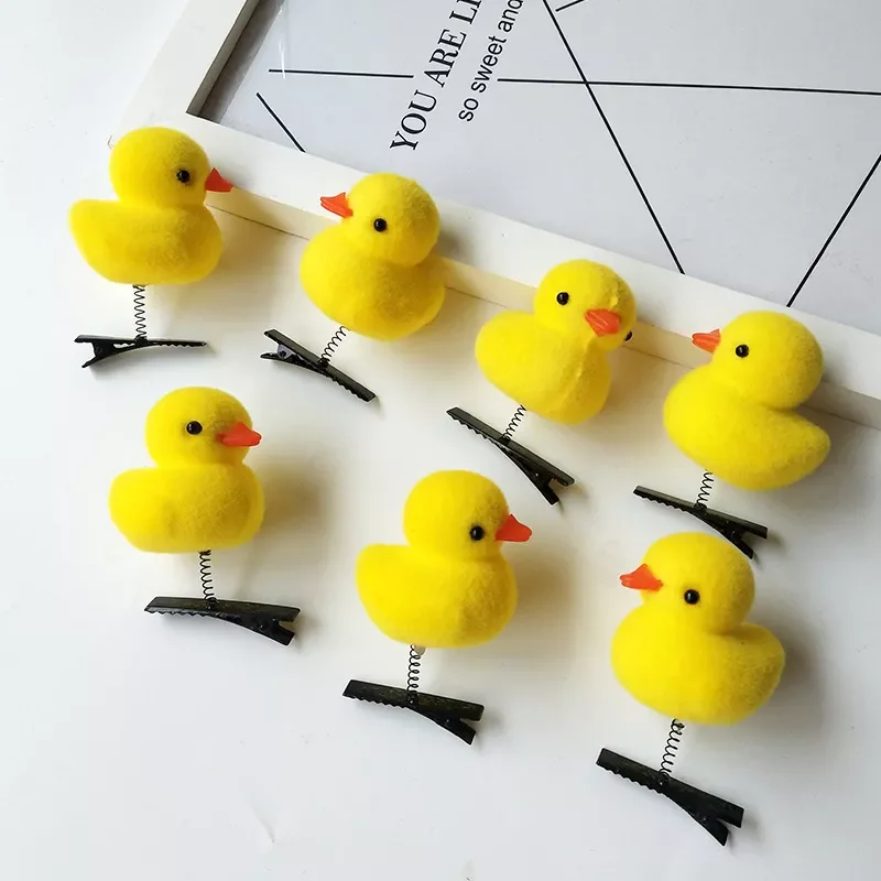 

yellow duck hairpin hairpin for children gift funny christmas gift