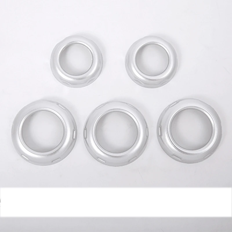 

5 Pcs For Land Rover Discovery 4 LR4 Range Rover Sport Chrome Volume and Air Conditioning Knobs Trim Car Accessory and Parts