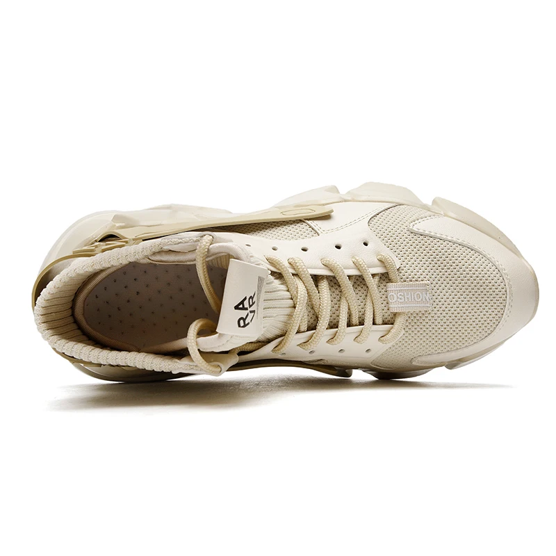 2022 New Men Sneakers Casual Shoes Comfortable Mesh Breathable Sports Elastic Running Tennis Non-slip Fashion Male Shoes