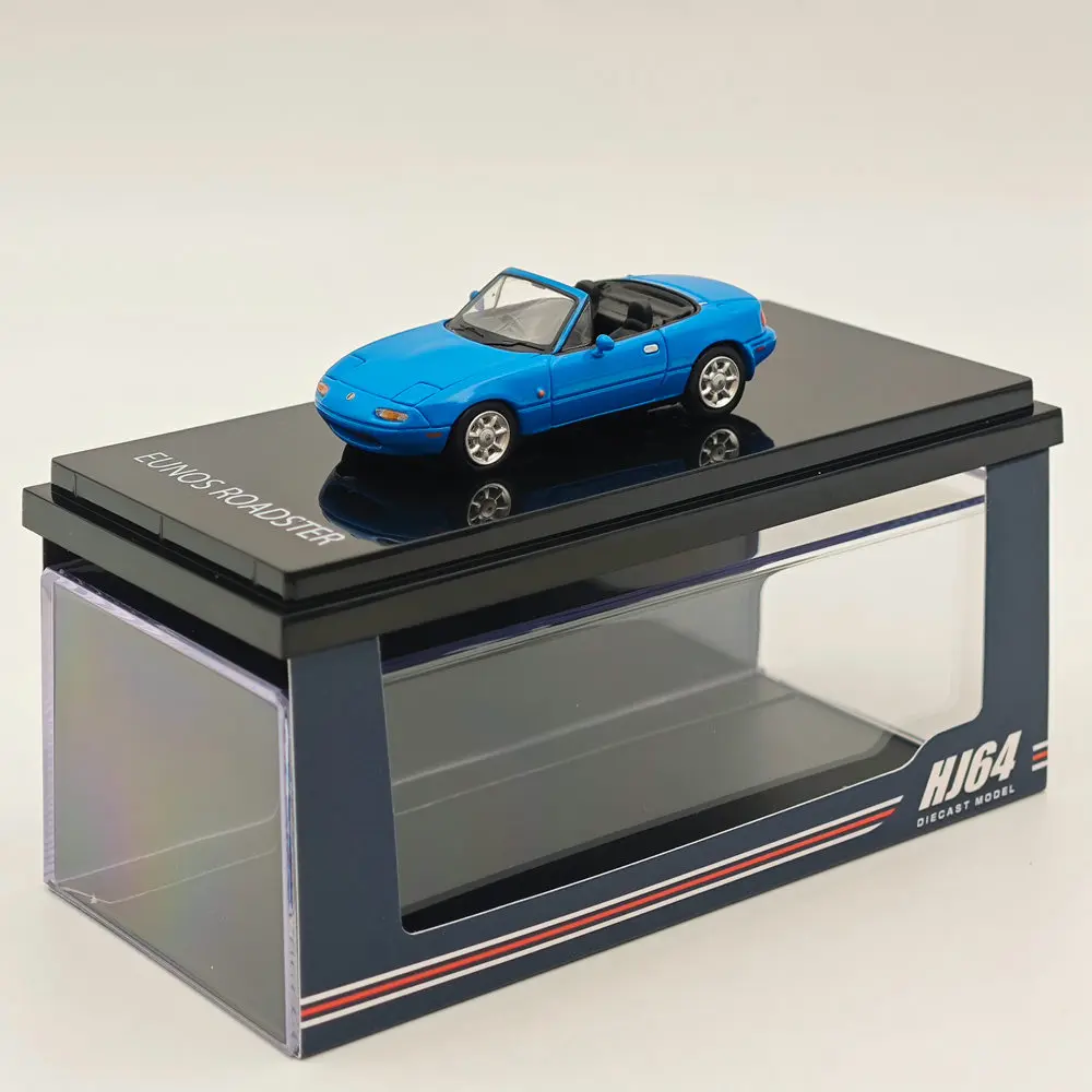Коллекция 1/64 хобби Япония для EUNOS ROADSTER NA6CE с покрытием TONNEAU Blue HJ642025ABL литые модели