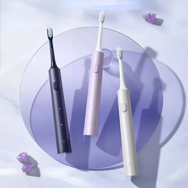 

New Xiaomi Mijia Sonic Electric Toothbrush T302 IPX8 Waterproof Wireless Charging 4 Brush Head Sonic Electronic Tooth Brus New