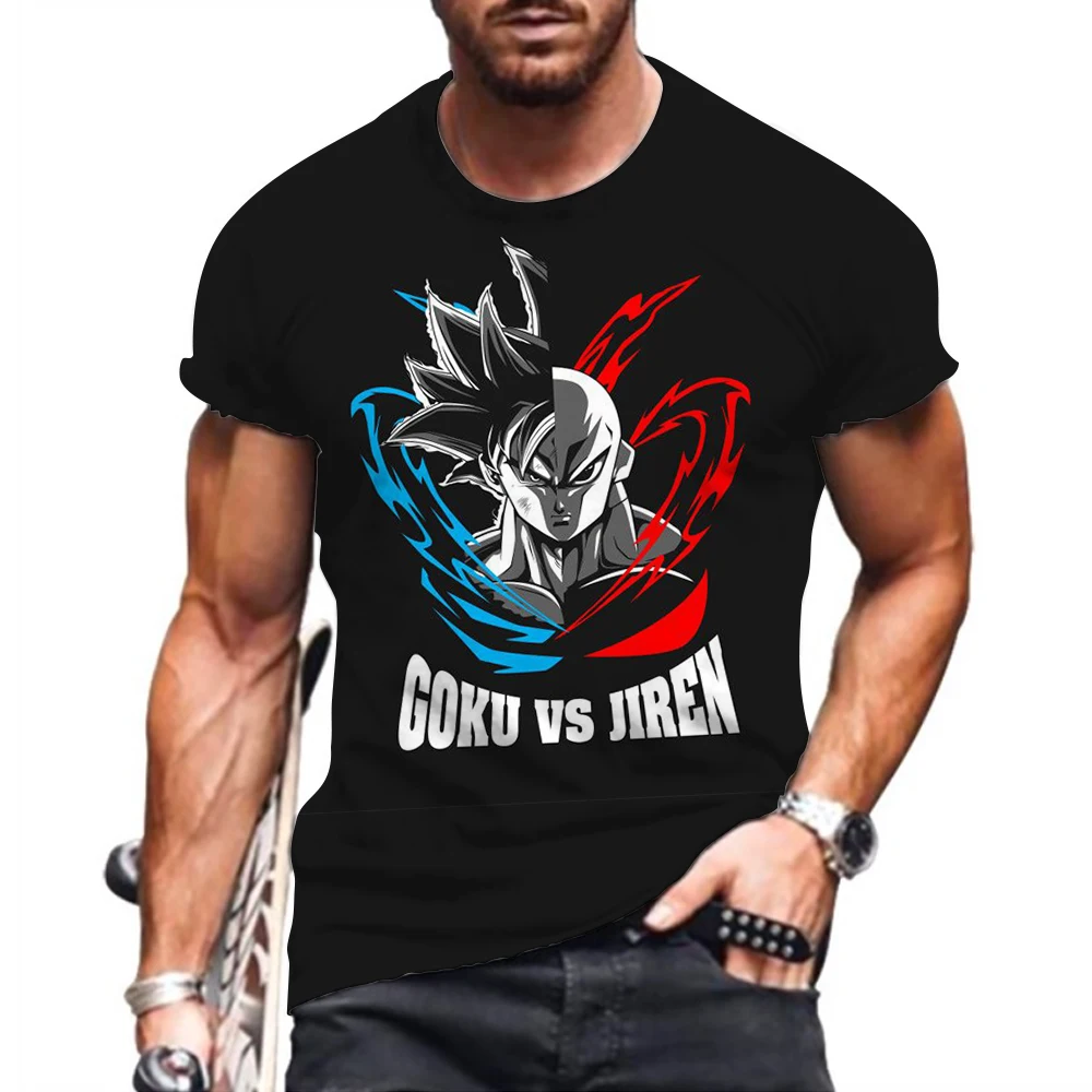 

Anime Clothes Hip Hop Dragon Ball Z High Street Men's Sports T-shirt Super Saiyan Harajuku Style Party Quality Quick Dry Vegeta