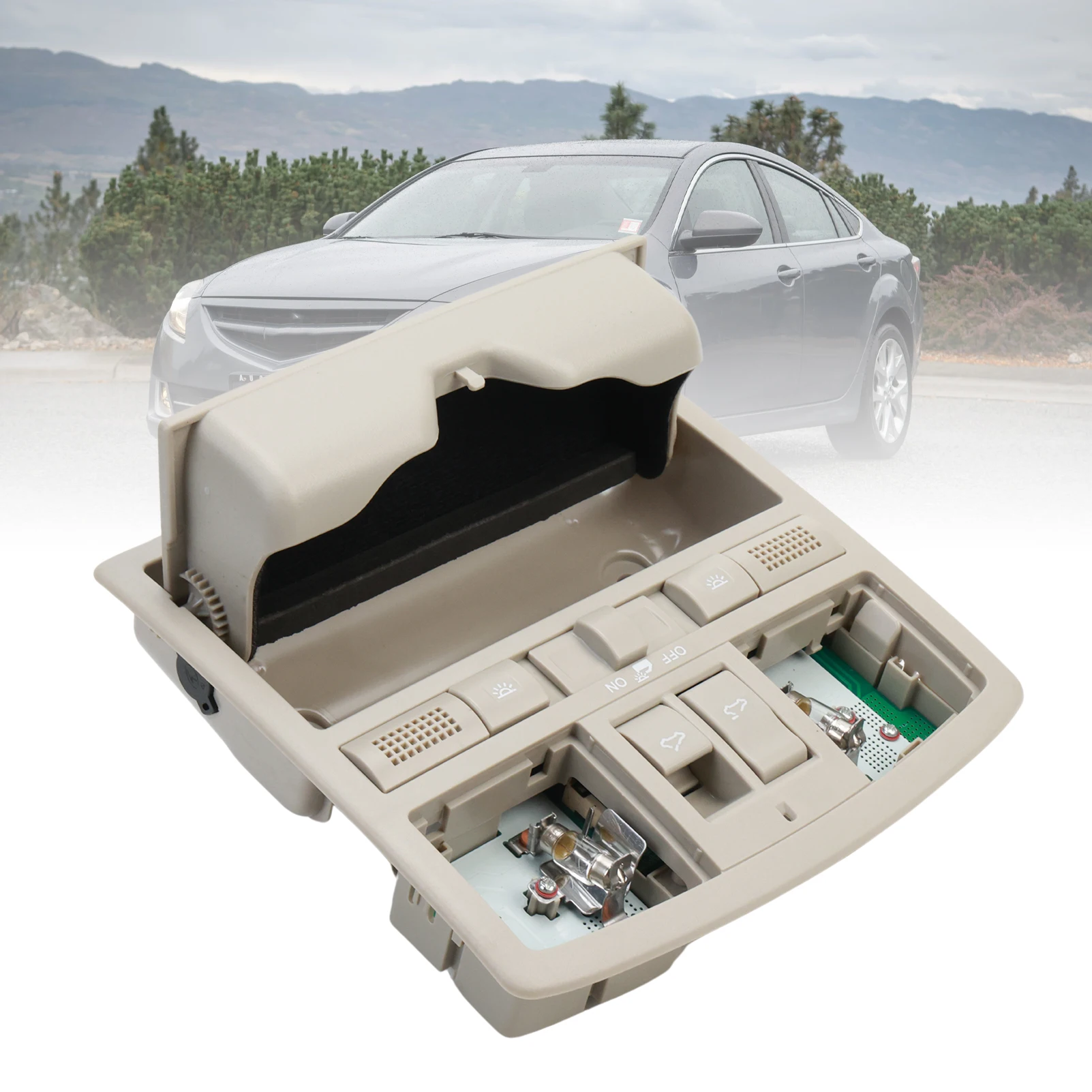 Бежевая верхняя консоль для чтения деталь замены консоли Mazda 6 2009-2011 c69970d75