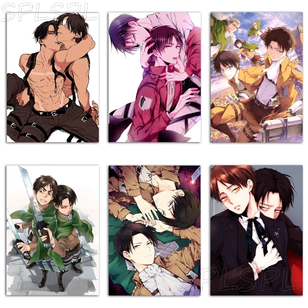 

Attack On Titan Diamond Painting Diy 5D Mosaic Art Bl Eren X Levi Anime Wall Decor Full Drill Diamond Embroidery Cross Stitch