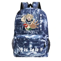 hot sale my hero academia todoroki shoto school bags boys girls bag 3d print oxford waterproof notebook laptop backpack
