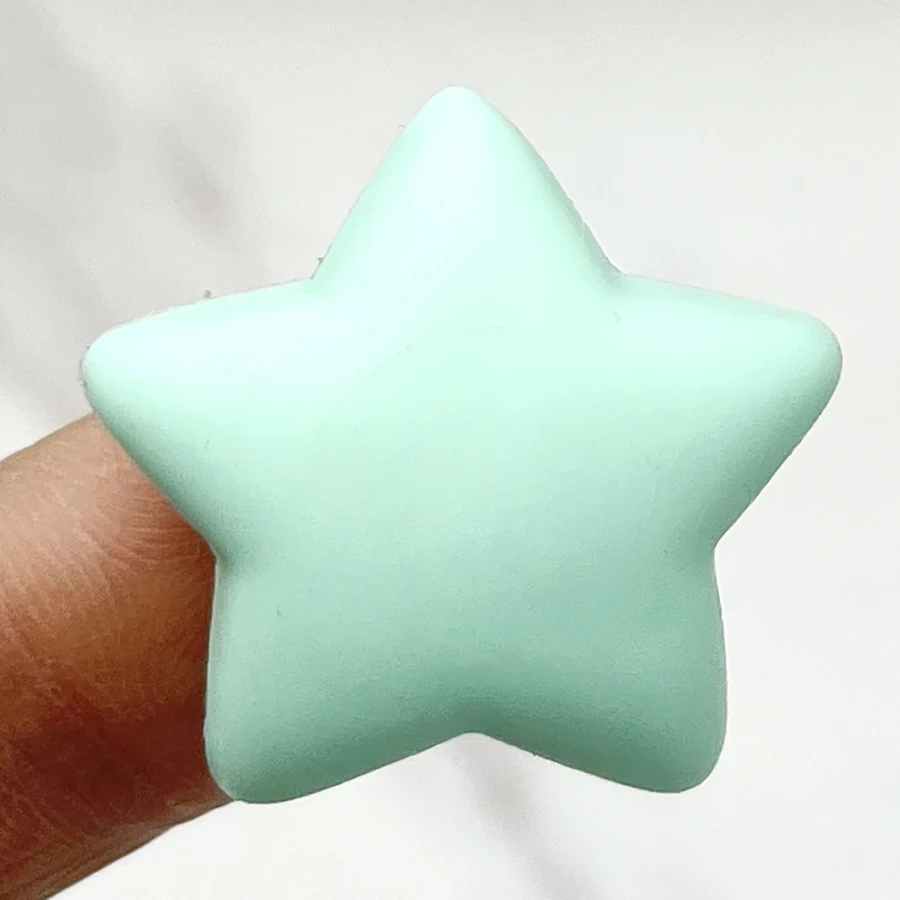 1Pcs Colorful Stars PVC Shoe Buckle Sandals Accessories Funny DIY Shoes Decoration Fit Pins Croc Charms JIBZ Kids Party Gift