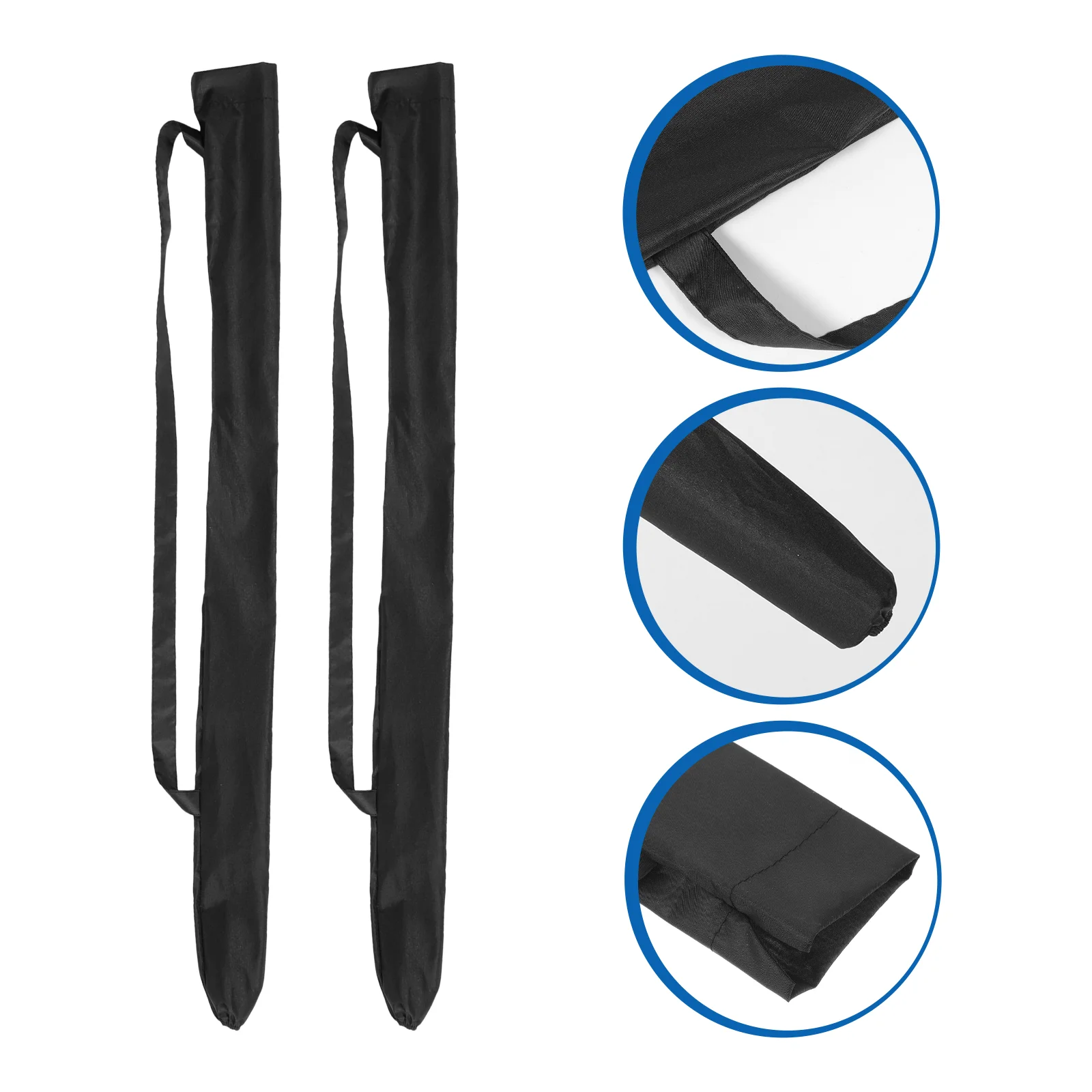 

2 Pcs Umbrella Cover Waterproof Pouch Outdoor Printable Hanging Bag Impact Cloth Strap Carry