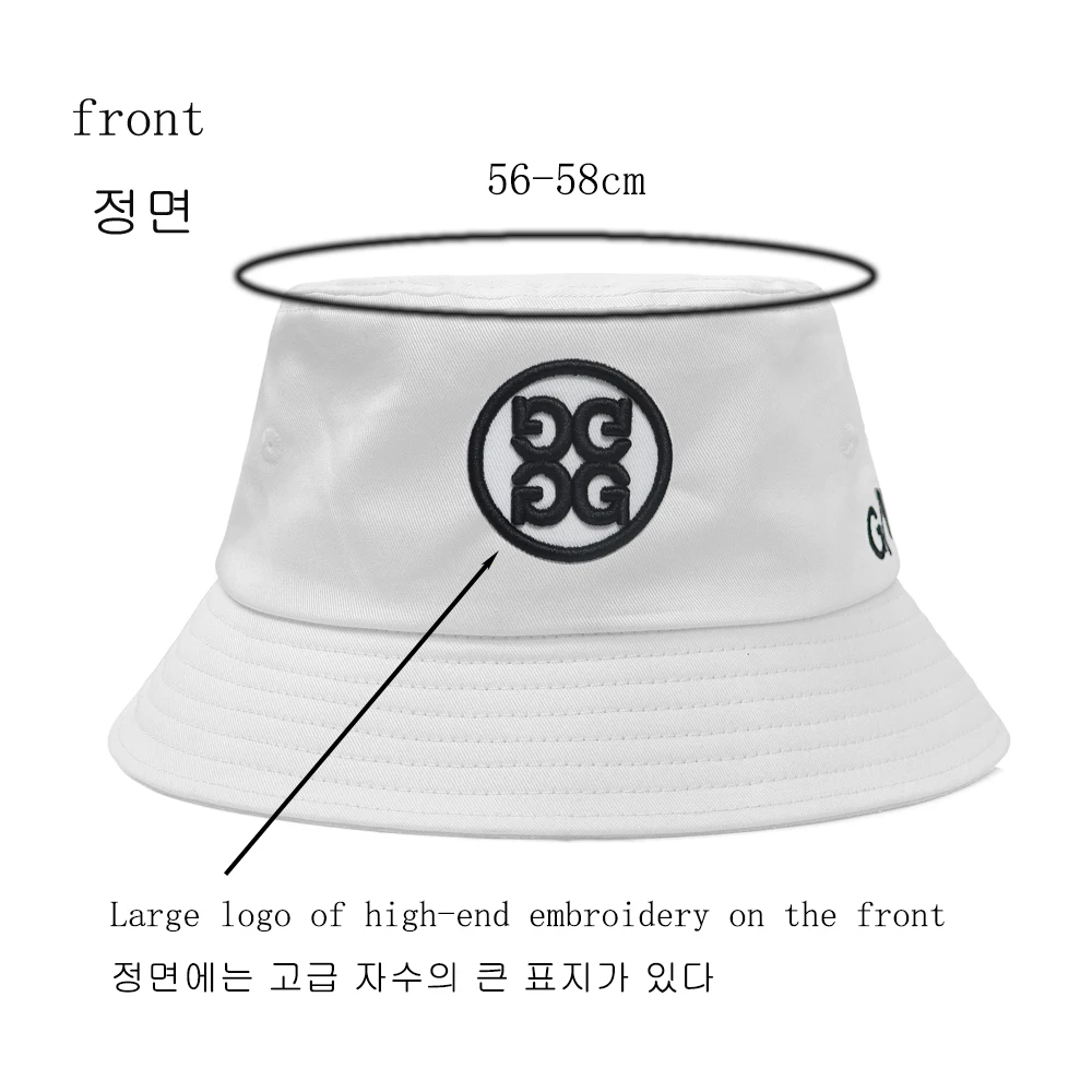 2022 New Golf Cap Fashion Brand Outdoor Golf Bucket Cap Breathable Golf Hat Embroidered Logo