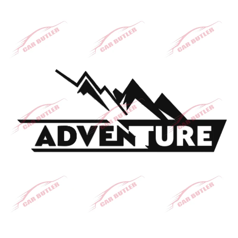 Приключения автомобиль наклейка заднее лобовое стекло велосипед бампер стену