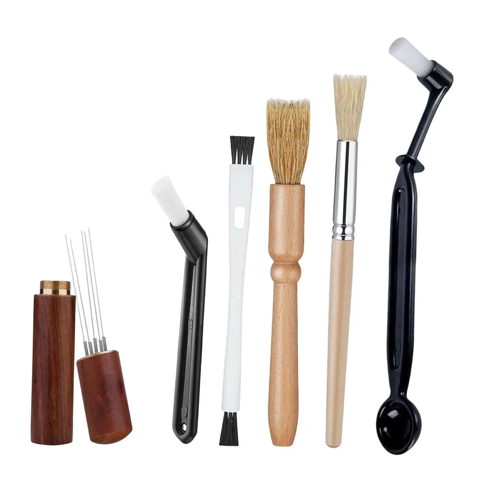 

6 шт., щётка для чистки кофемолки