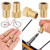 5pcs sports bicycle accessories bike parts brass adapter pump connector presta to schrader bike valve converter
