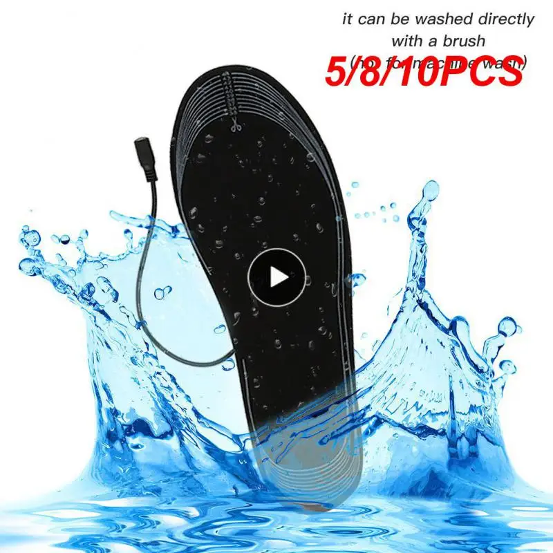 

5/8/10PCS Sneakers Height Increase Template Insole Hot Pack Orthopedic Insoles For Men Foot Heater Shoe Insoles Heating Insoles