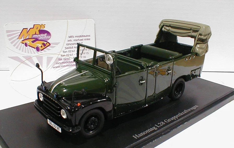 

Autocult 1/43 Hanomag L28 Gruppenkraft wagen 1951 car model
