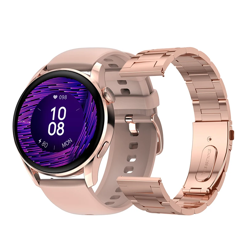 

2022 NEW Women Men Smartwatch 1.36-inch Smart Watch 390*390 HD Screen Wireless Charging GT For Android Huawei Apple