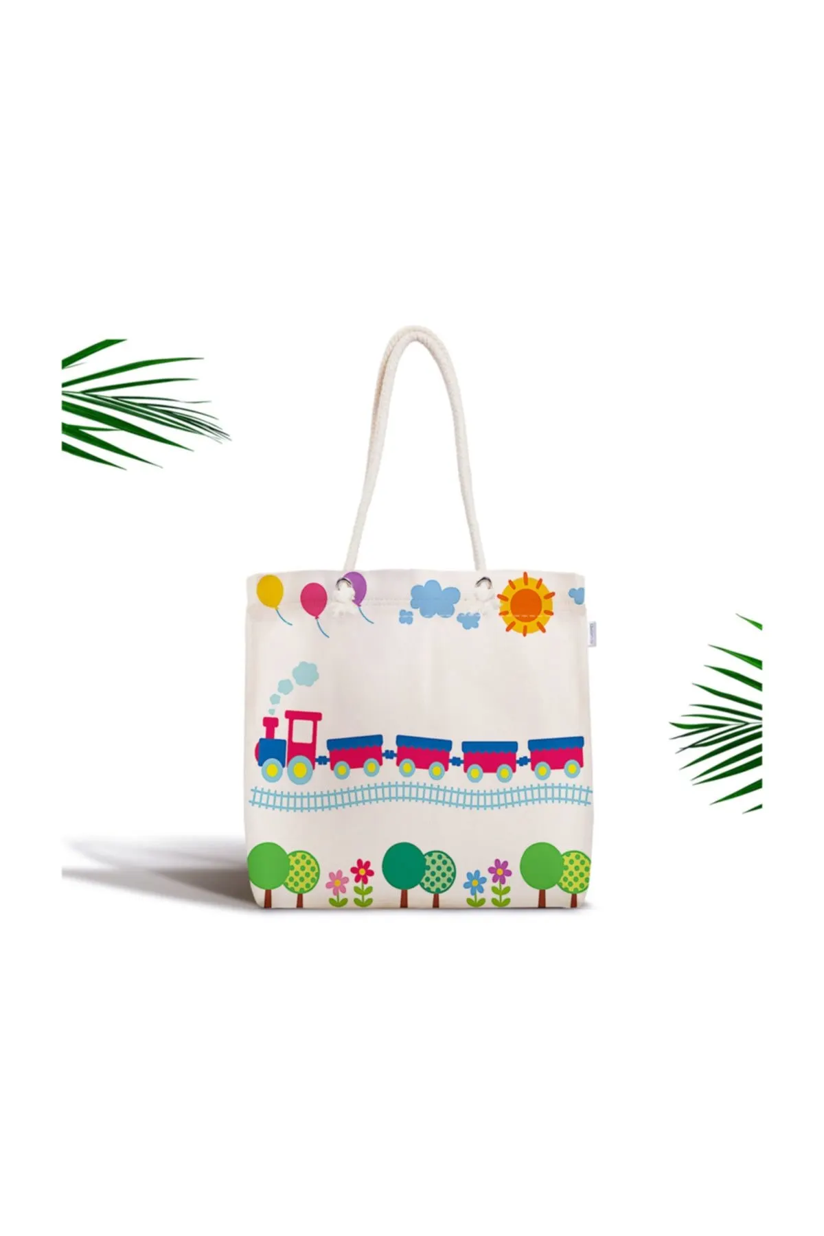 

Женская пляжная сумка-тоут, яркий тканевый тоут на молнии с цифровым принтом и шлейфом, модная летняя большая сумка для покупок на ремне