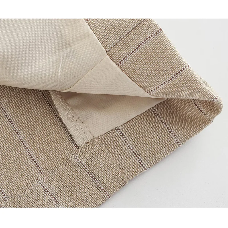 TRAF 2023 Striped Blazer Women Long Sleeve Jacket Women Summer Masculine Long Blazer Woman Padded Shoulder Blazers for Women