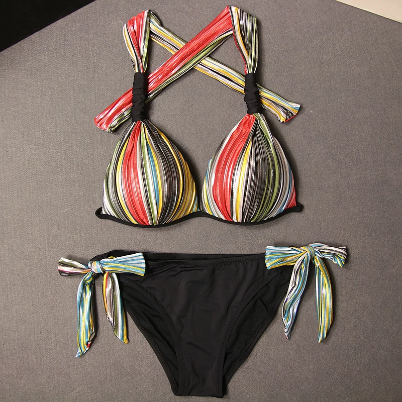 

2022 Push Up Swimwear Women Swimsuits Swimming Suit Female Micro Bikini Set Bathing Suit Sexy Bikini Brazilian Biquini купальник