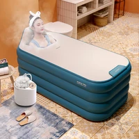 cleaner inflatable bathtub spa large pliablestorage organizer bathtub whirlpool portableducha portatilhousehold necessities