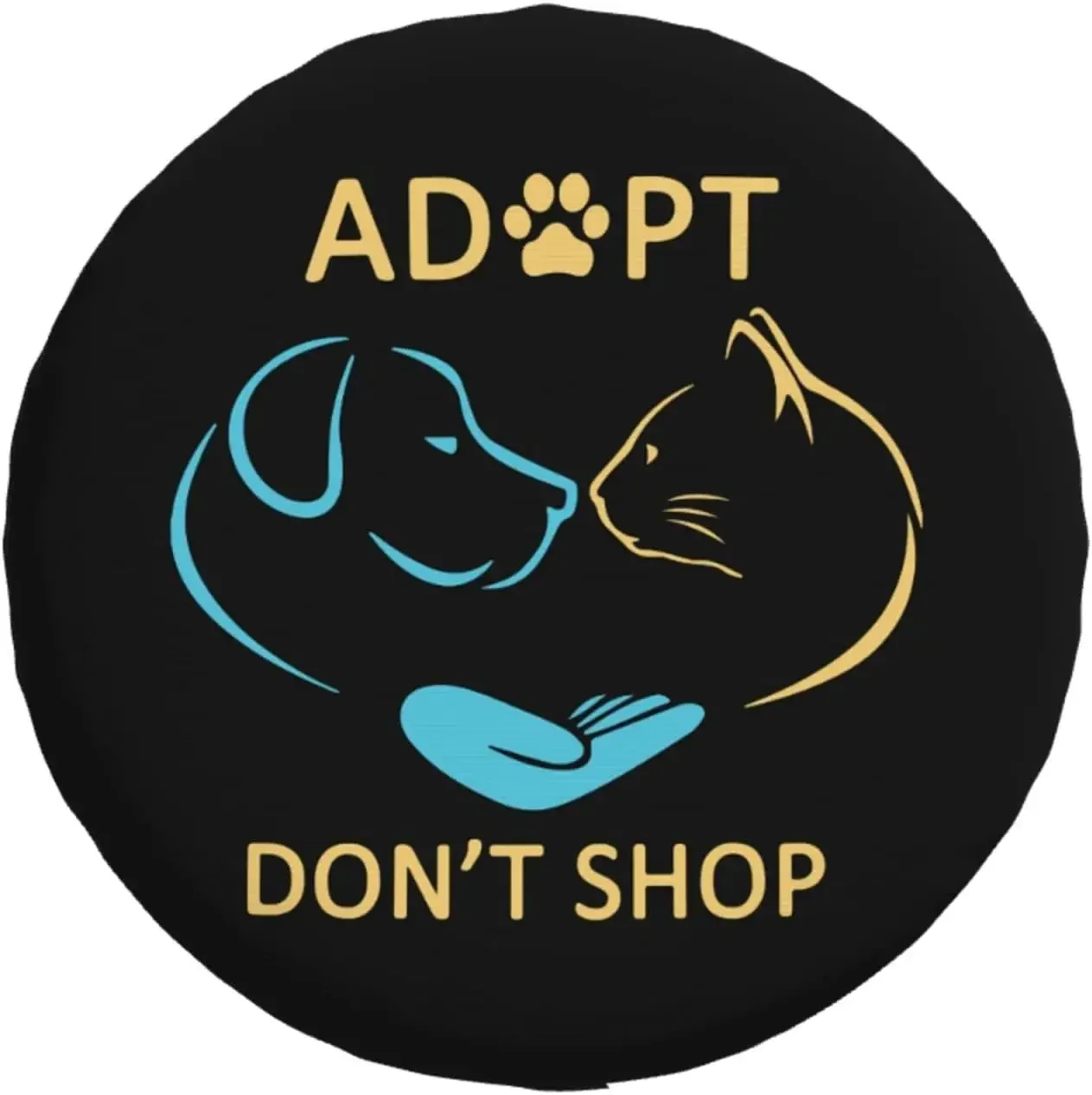 Фото Adopt Don't Shop Animal Rescue Cubierta neumático repuesto Protectores ruedas A tests agua A testing polvo Apto p №1