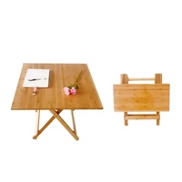 indoor and outdoor can be used portable bamboo dining table foldable wholesale childrens desks desks