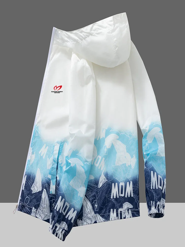 

Летняя Солнцезащитная куртка для мужчин и женщин, Корейская Повседневная Свободная ветрозащитная толстовка, пальто на молнии, Женская куртка