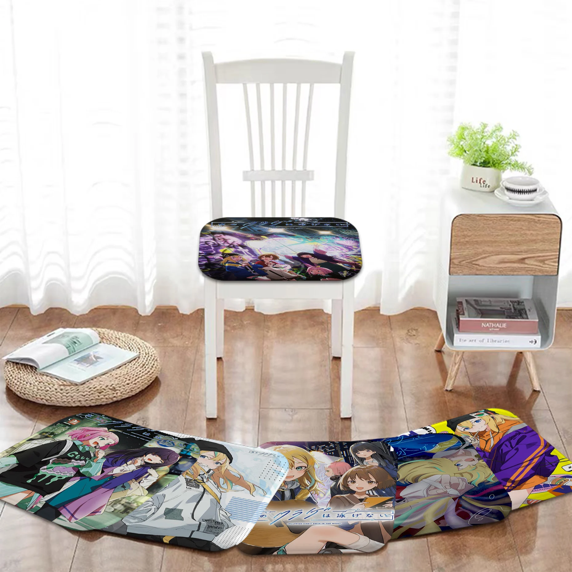 Мягкая дышащая подушка для стула 45x45 см