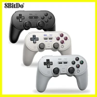 8bitdo pro 2 bluetooth gamepad control with joystick for nintendo switch macos games controller for android steam raspberry pi