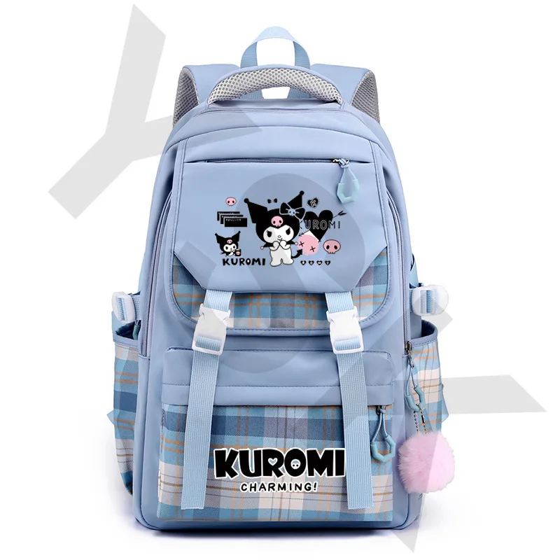 

Kuromi School Bag Kuromi Korean Version Cute Cartoon Beautiful Fashion Accessories Backpack Melody Backpack Outdoor Bag