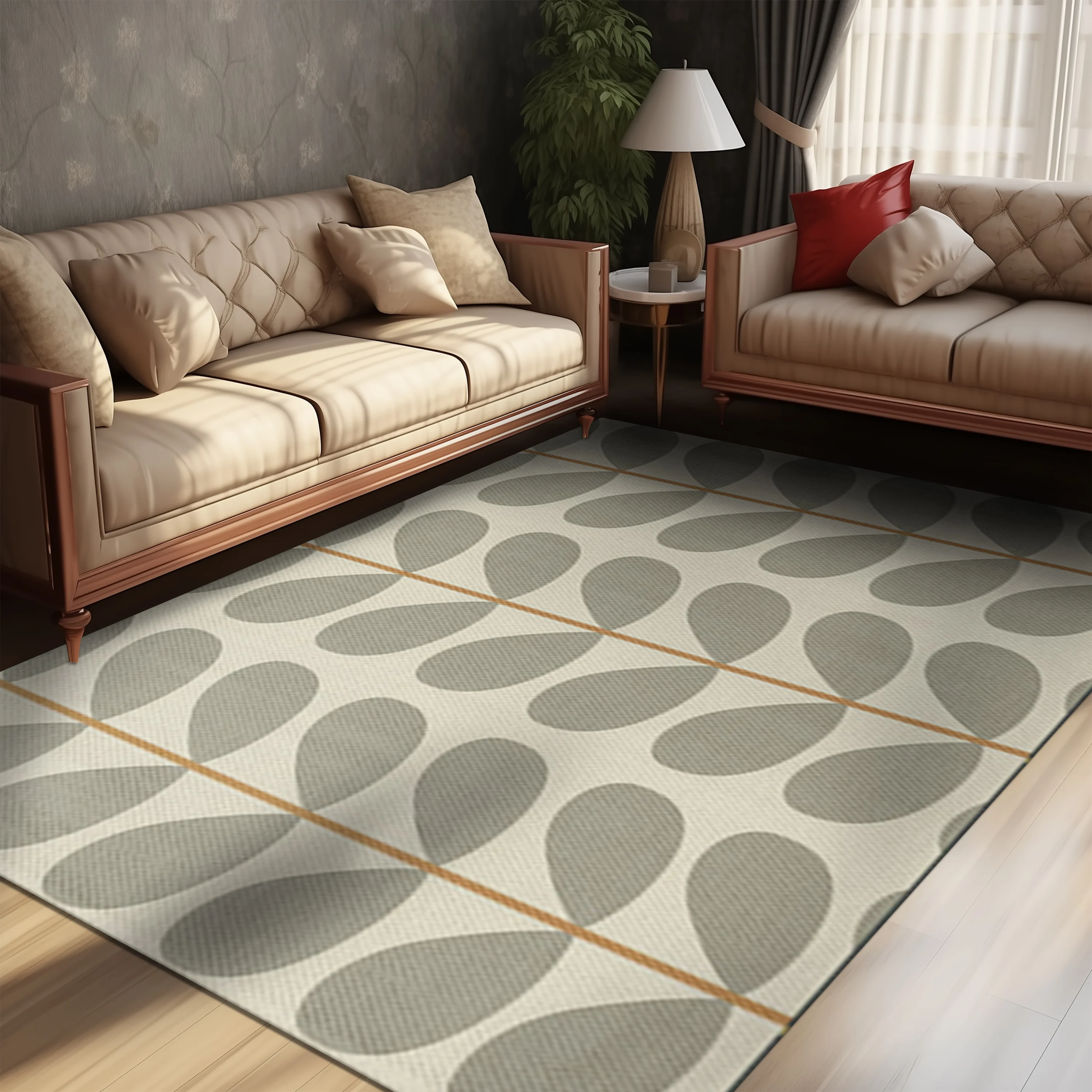 

Мягкий декоративный ковёр