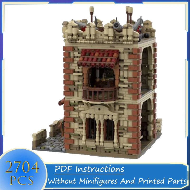 Конструктор Street View модель острова сабля средневековые Пиратские серии детали UCS