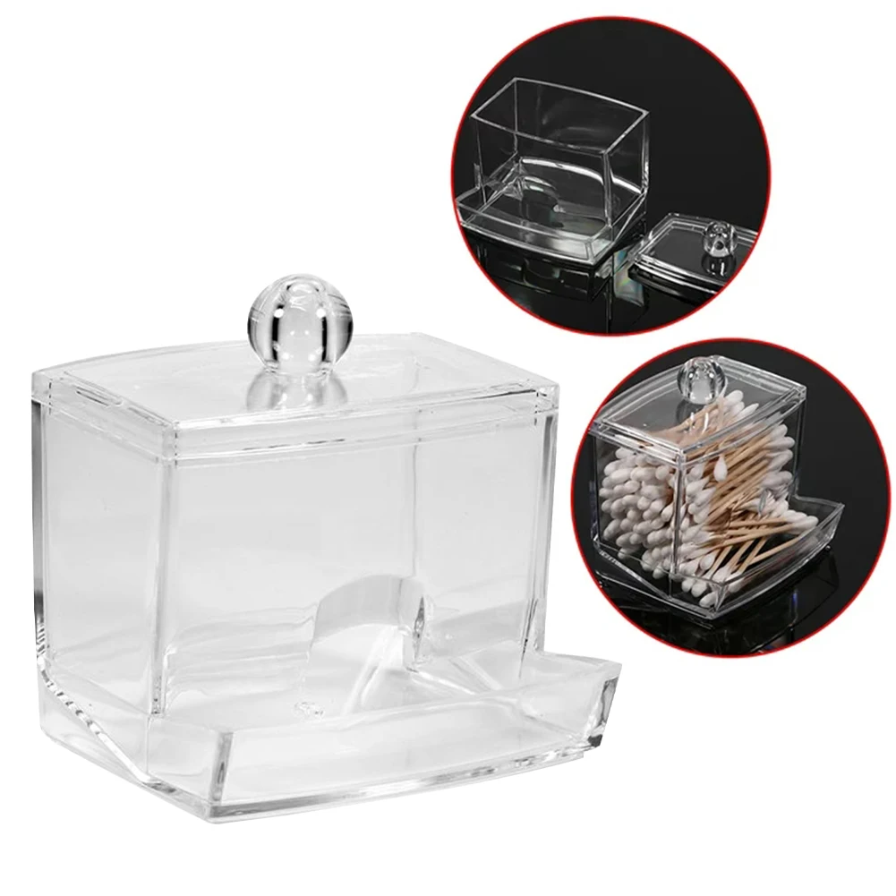 Держатель для хранения с крышкой коробка наконечниками Q легко чистится дома