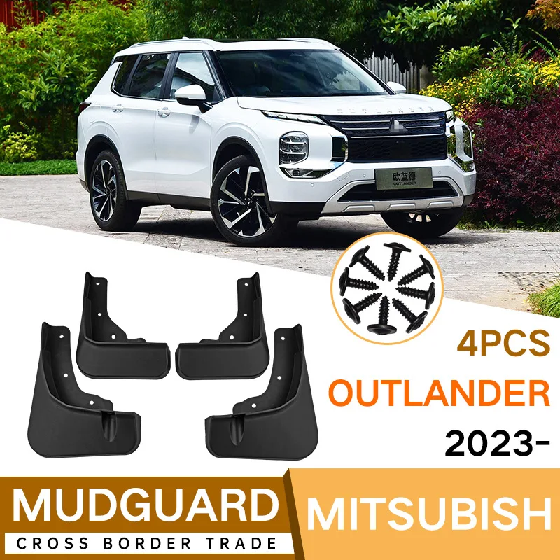 

Mud Flaps For Mitsubishi MotorOutlander 2023Mud Flap Splash Guard Mudguards MudFlaps Front Rear Fender Car Accessories