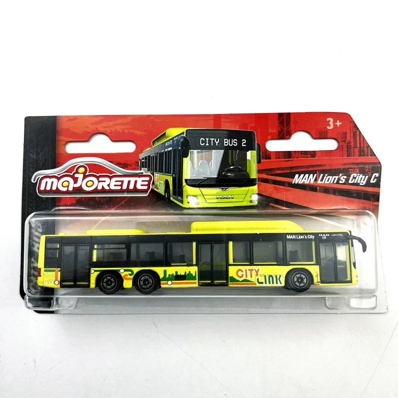 Литой автомобиль Majorette CITY BUS MAN LION'S C детские игрушки в подарок
