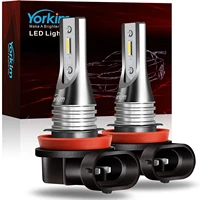 yorkim h11 led fog light bulbs h8 led fog light bulb 11 design 300 brighter high power drl replacement for car truck pack of 2