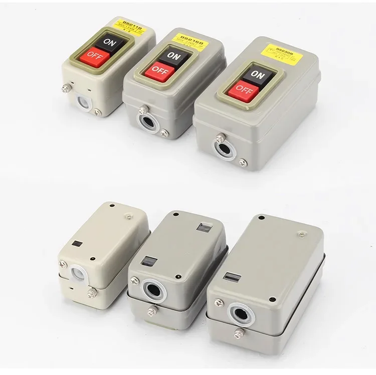 BS211B BS216B BS230B Кнопочный переключатель запуска AC380V 3-фазное управление двигателем